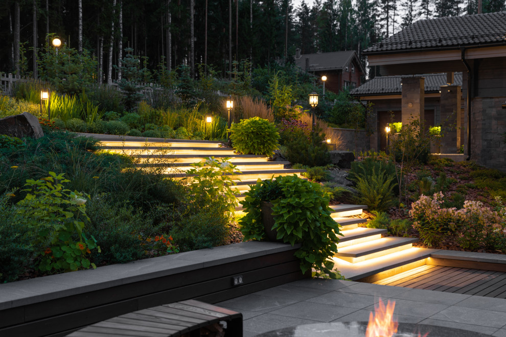 Сад на склоне