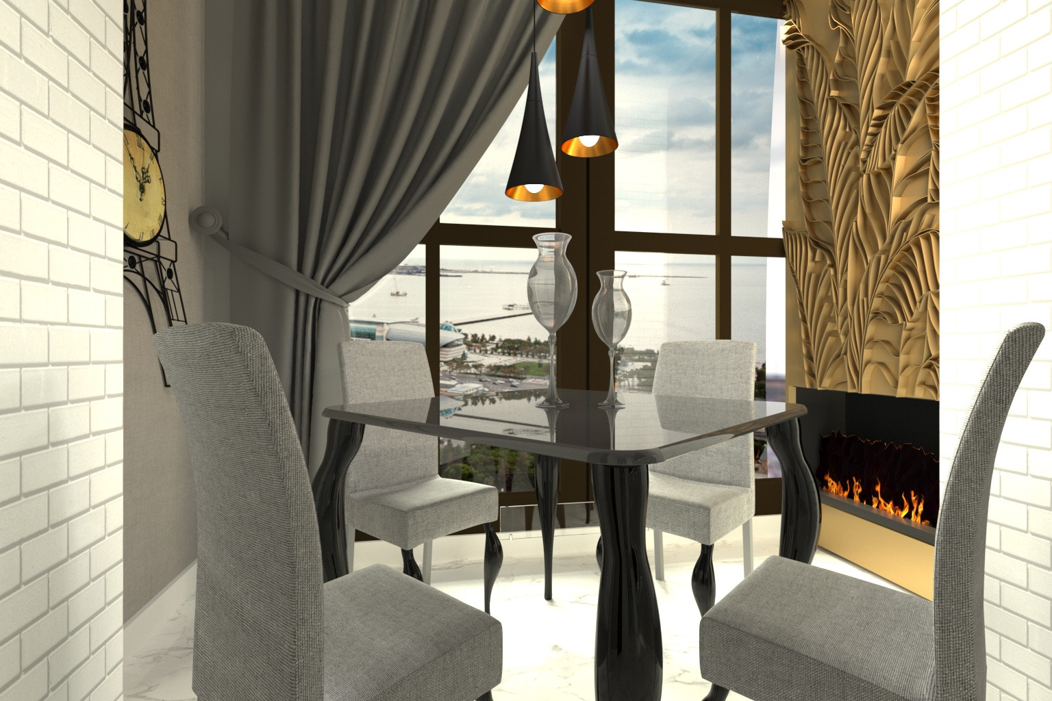 дизайн проект студии 40 квадратов