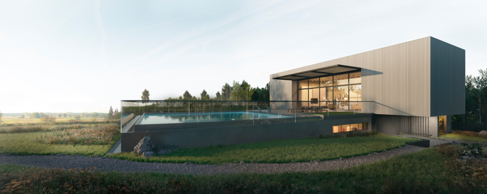 Загородный дом с бассейном