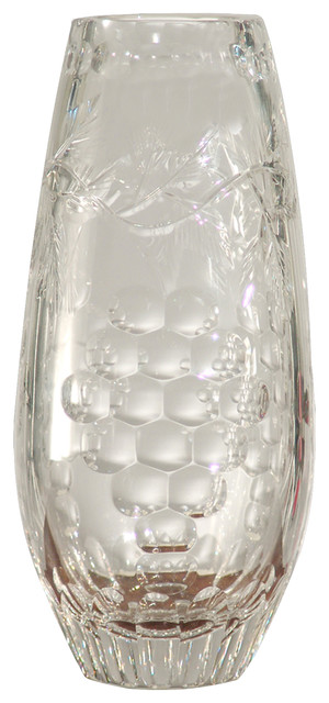 Springdale 9"H Grape Crystal Vase