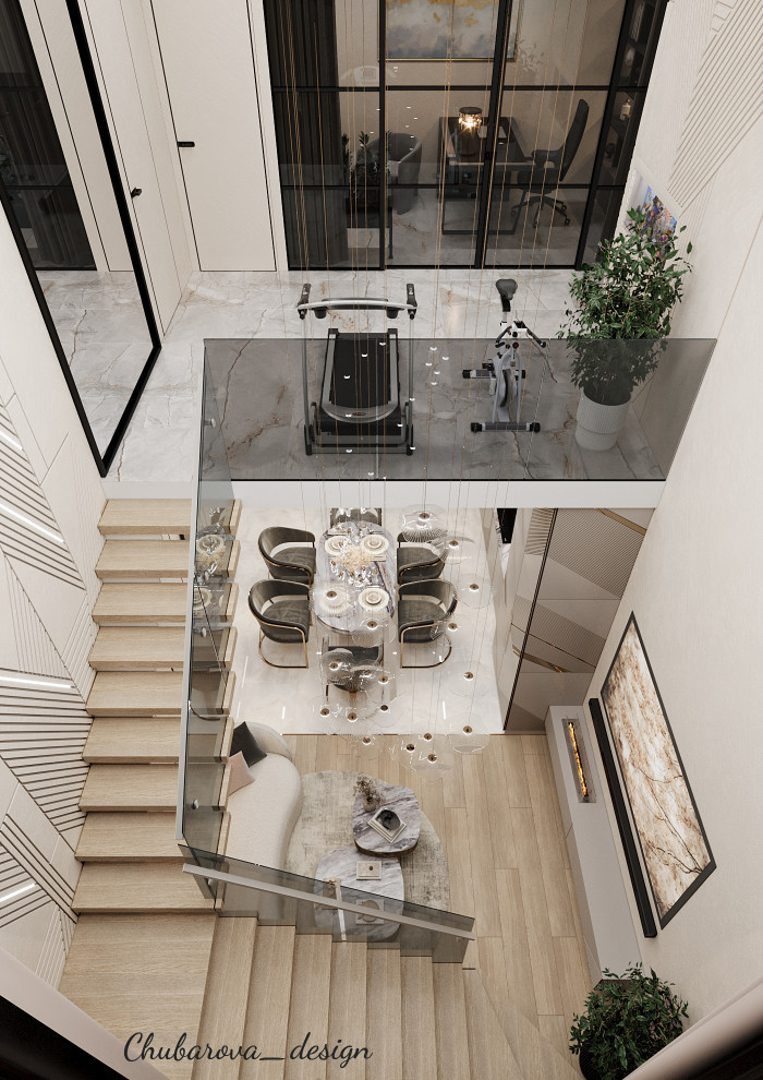 Второй свет двухуровневой квартиры в Москве