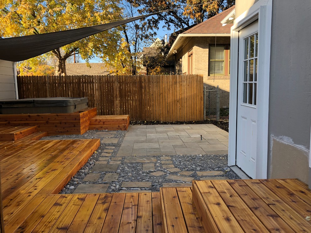 Home design - transitional home design idea in Denver