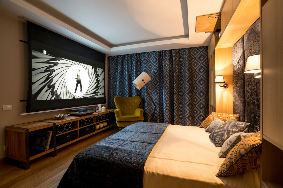 Спальня кинозал | Cinema in the bedroom 007 | 20 кв.м.