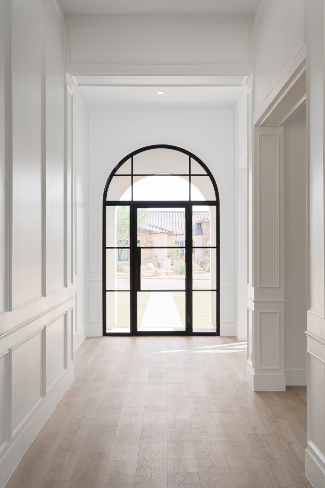 Entryway - transitional entryway idea in Phoenix