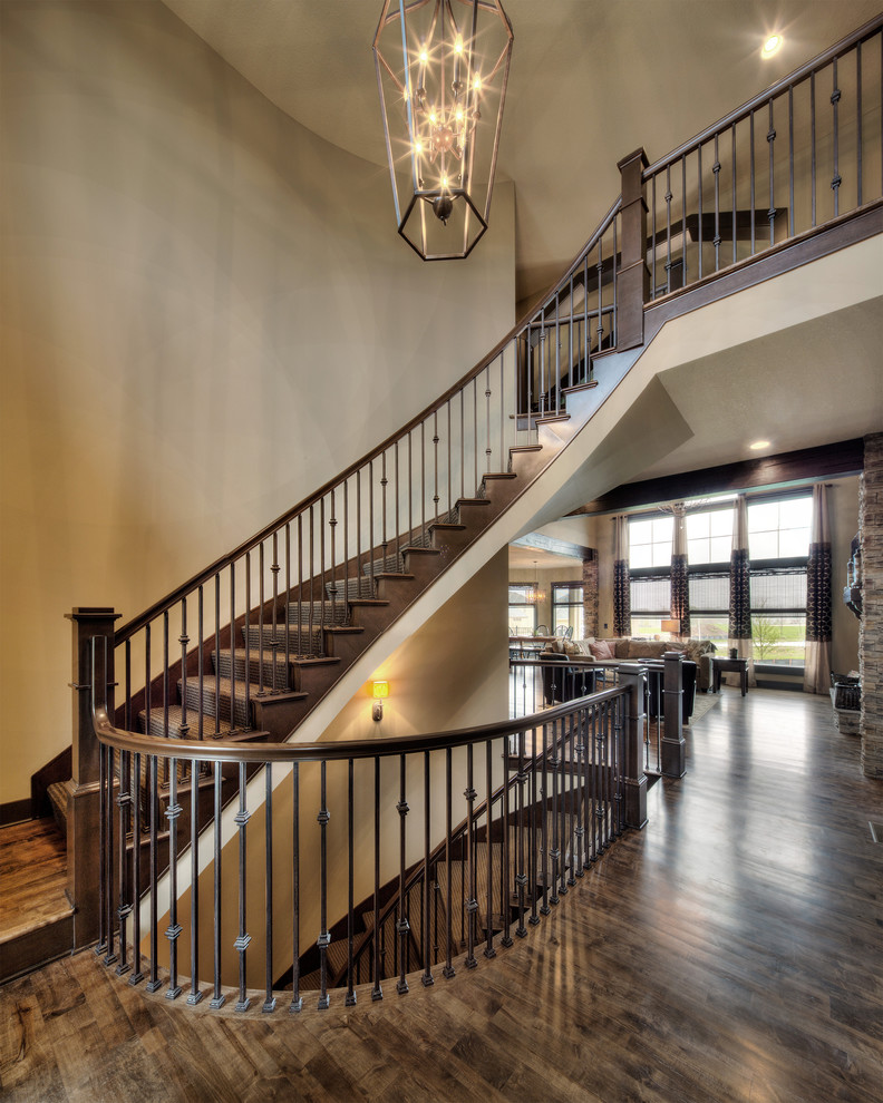 Design ideas for a traditional staircase in Kansas City.