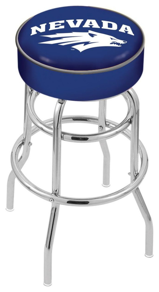 Holland L7C1 Nevada 25" DoubleRing Swivel Counter Stool Chrome