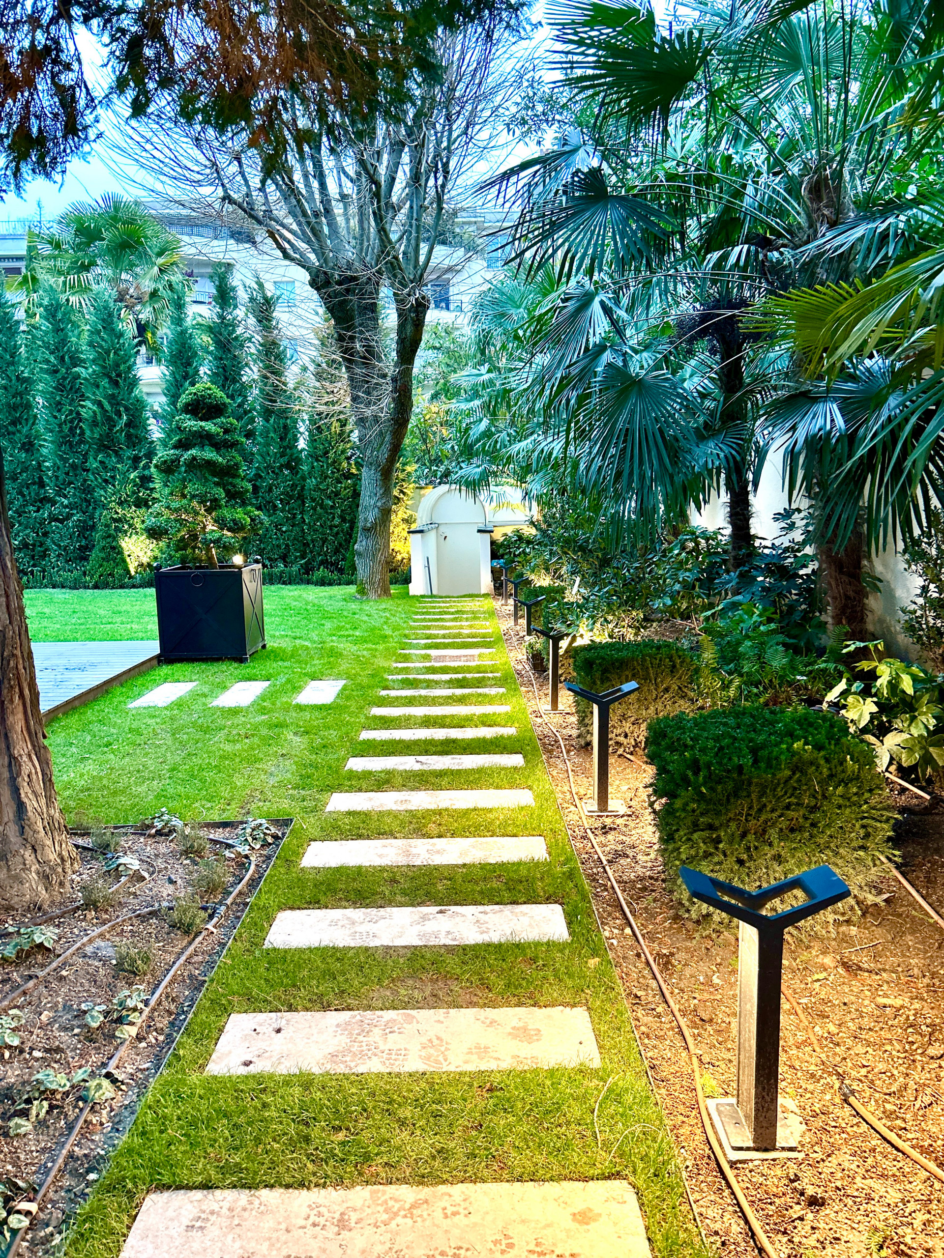 Jardin structuré à la française
