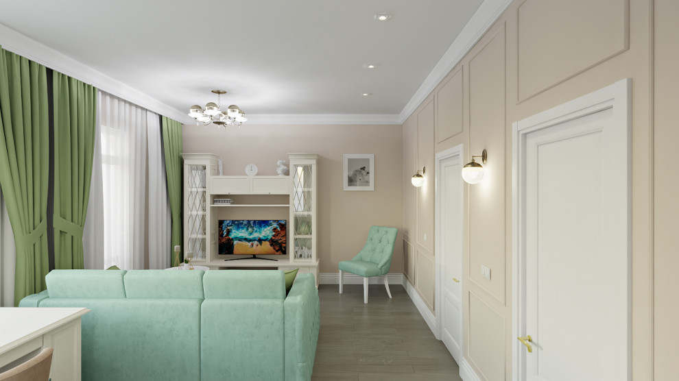 Неоклассика в 142 м2