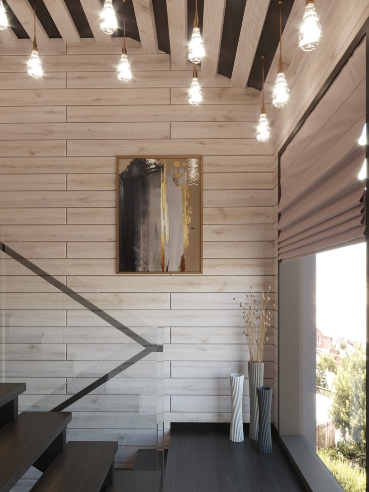 Интерьер жилого дома из клееного бруса  г. Владивосток