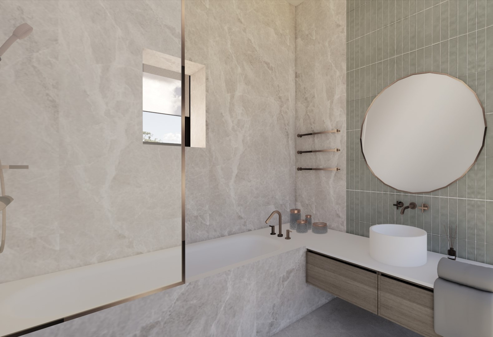 Shades of nature (интерьер)