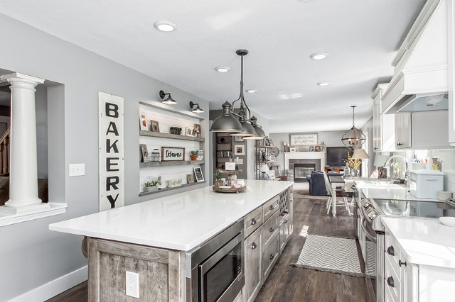 Kitchen Makeover landstil-koekken