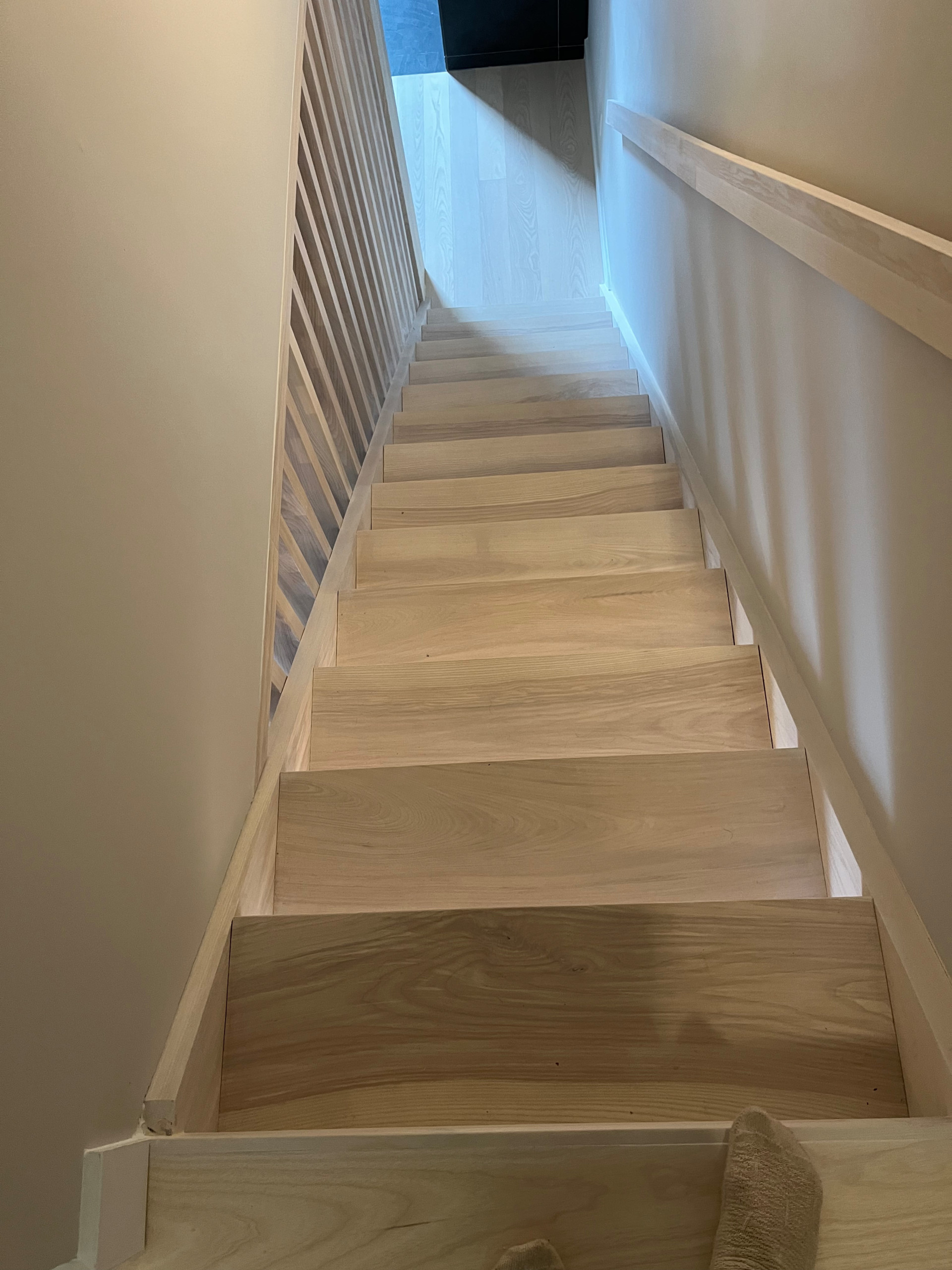 Solid Ash Stair