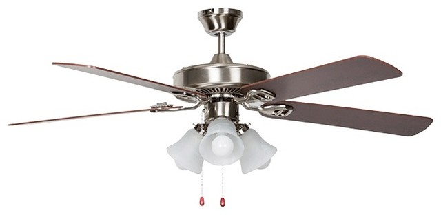 52 Heritage Home Easy Hang Fan Stainless Steel