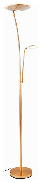 Brigitte LED Mother and Child Floor Lamp, Copper