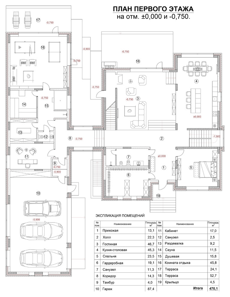Дом в стиле Лофт в Подмосковье