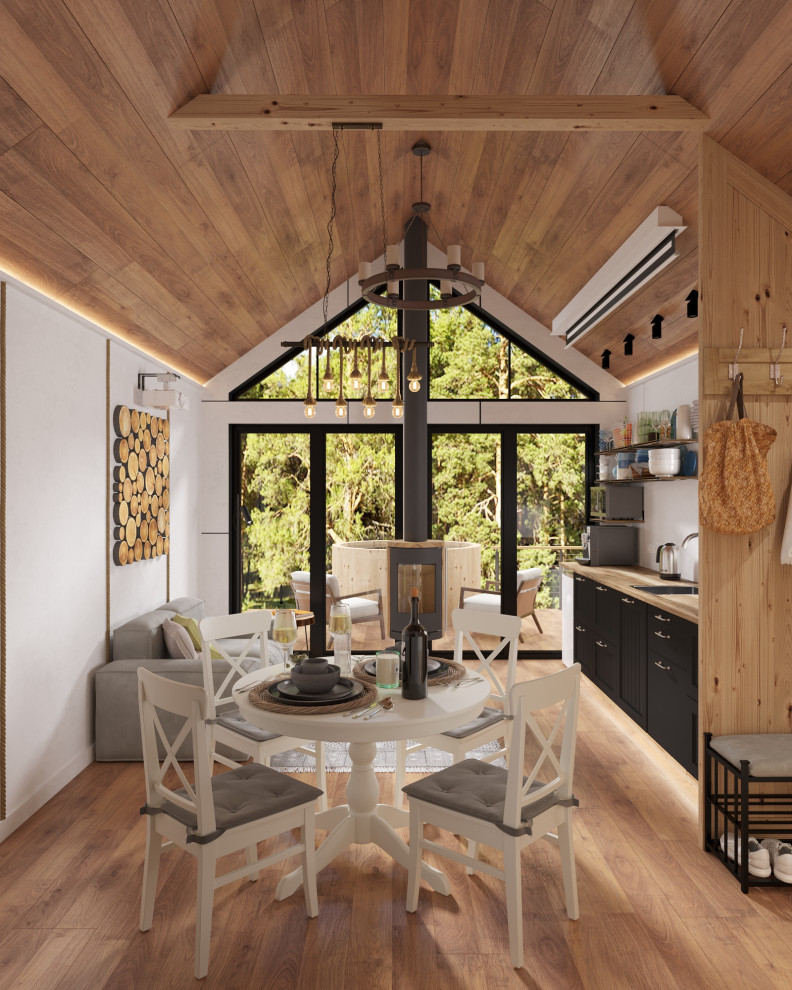 Дизайн-проект домика для глемпинга в Краснодаре 41м2