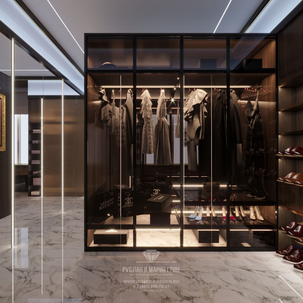 Дизайн элитной двухуровневой квартиры