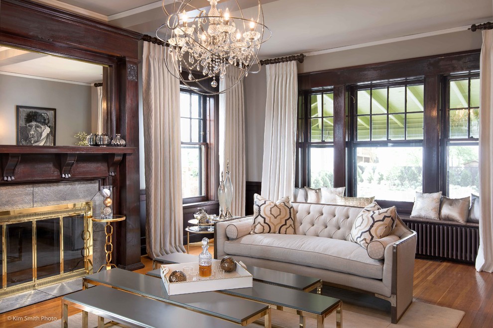 Vintage meets contemporary Hollywood Glam - Transitional ...
