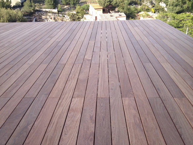 Terrasse sur pilotis contemporary-deck