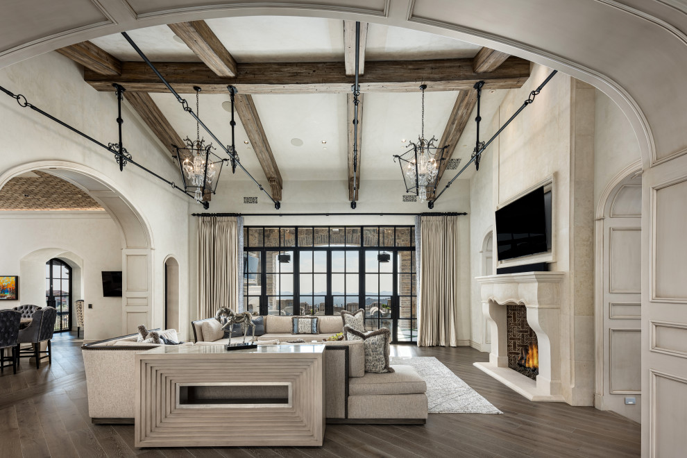 Open Concept Family Room - French Country - Family Room - Phoenix - by ...