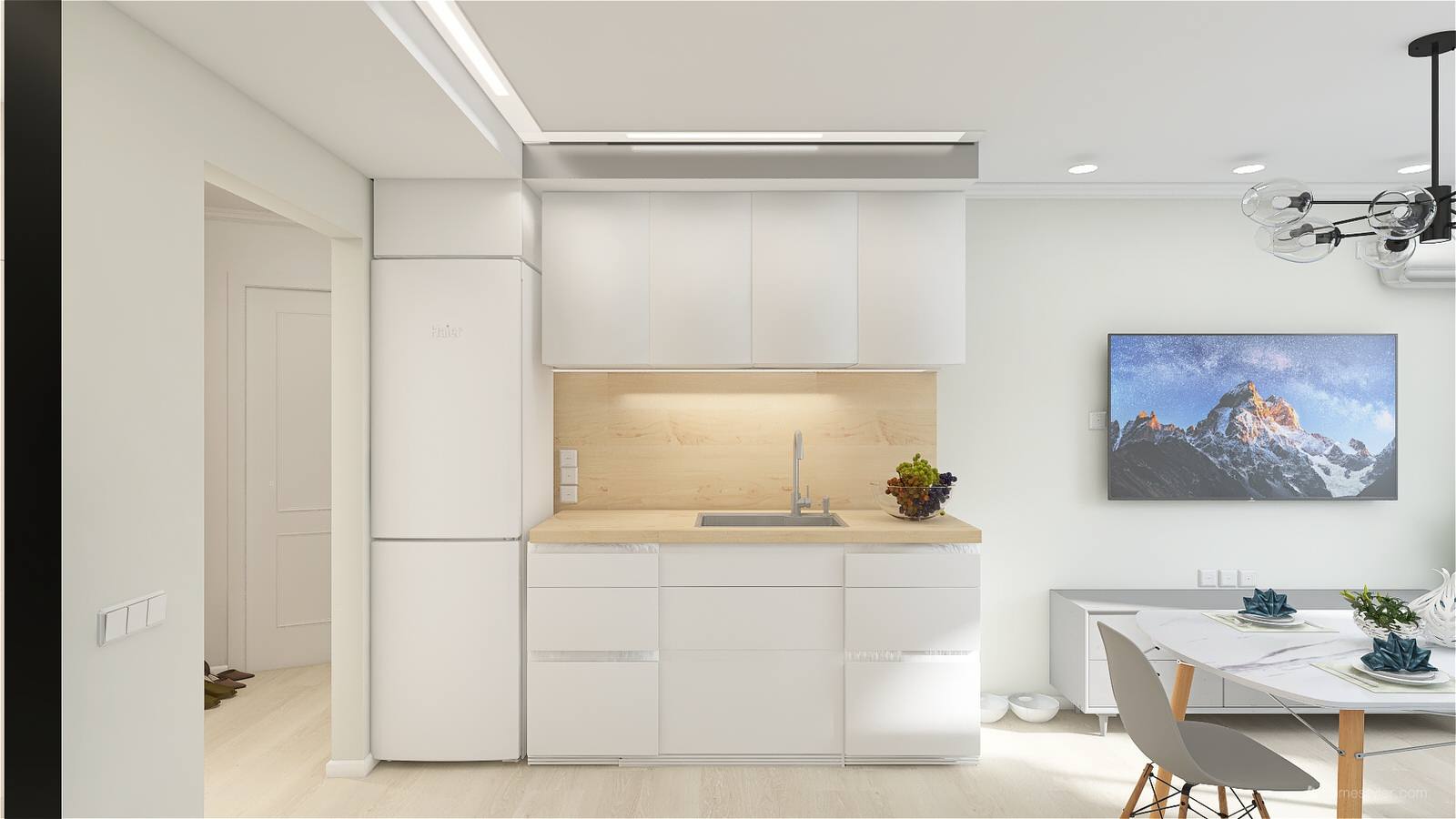 Трехкомнатная квартира в панельном доме