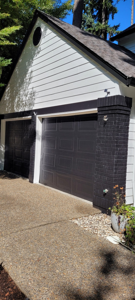 Black and White Exterior Painting