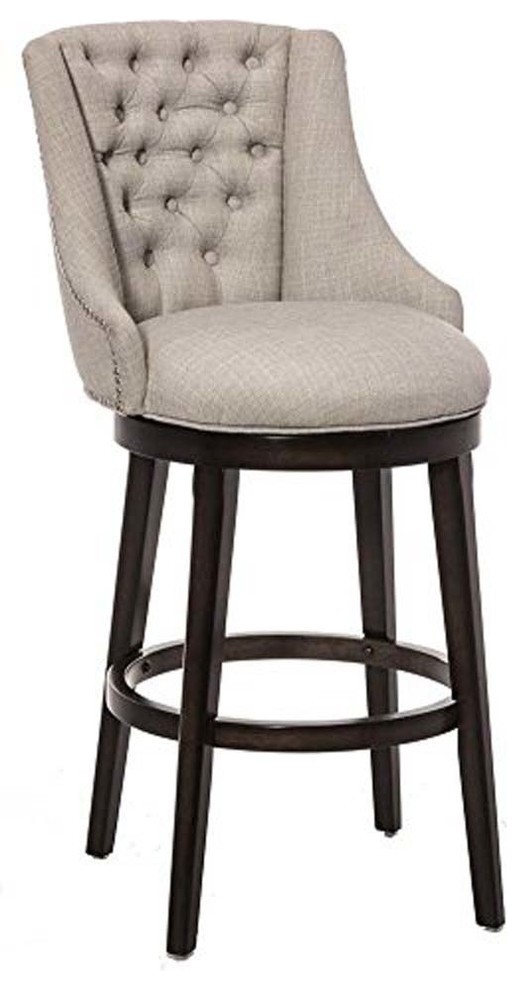 Halbrooke Swivel Bar Stool Transitional Bar Stools And Counter