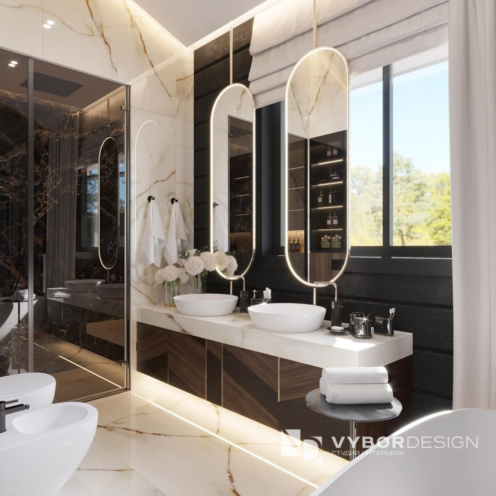 Дизайн интерьера дома из бруса