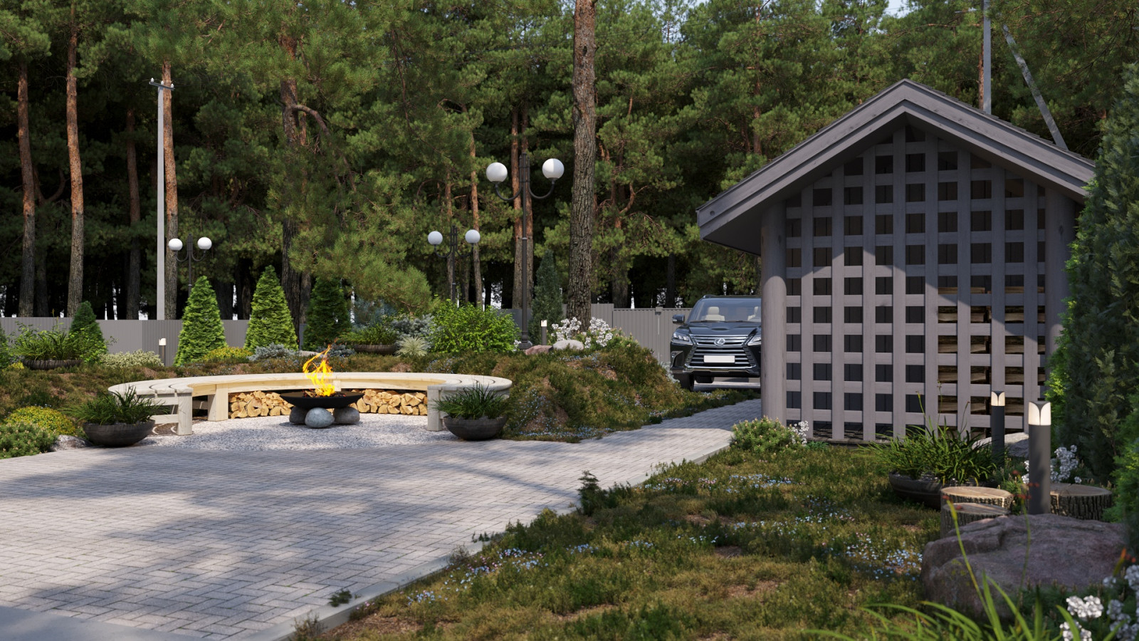 Дом для большой семьи с коммерческой баней