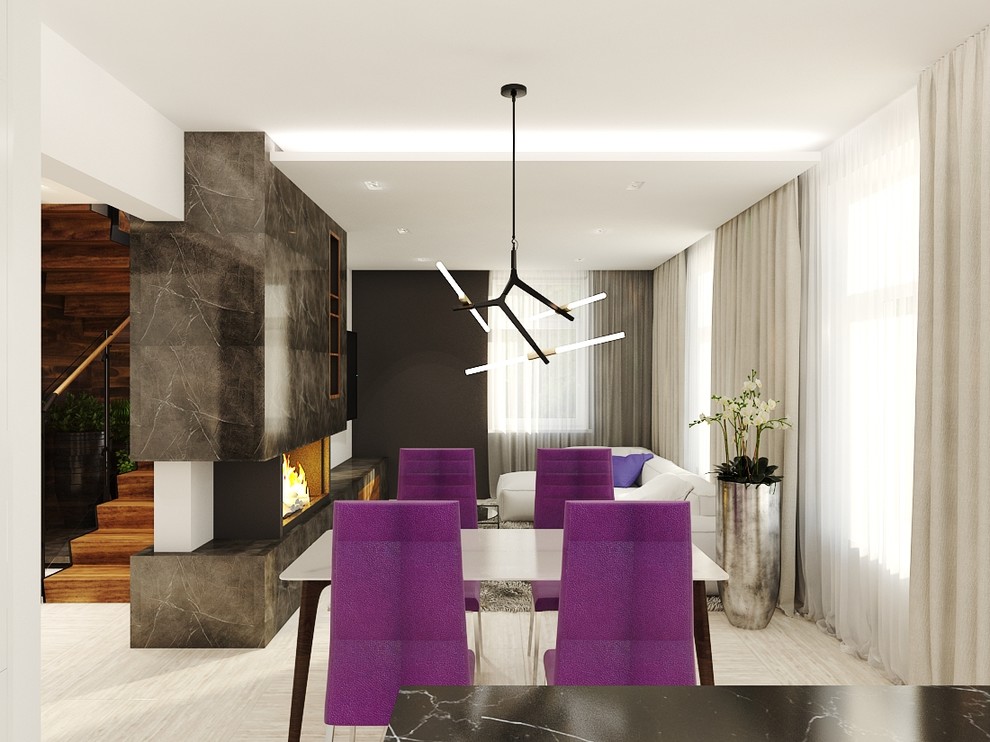 Дизайн интерьера загородного дома, п. Володарский