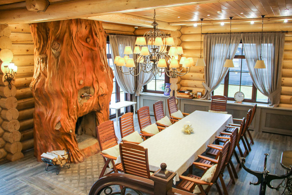 Каминный портал "Земляничное дерево"