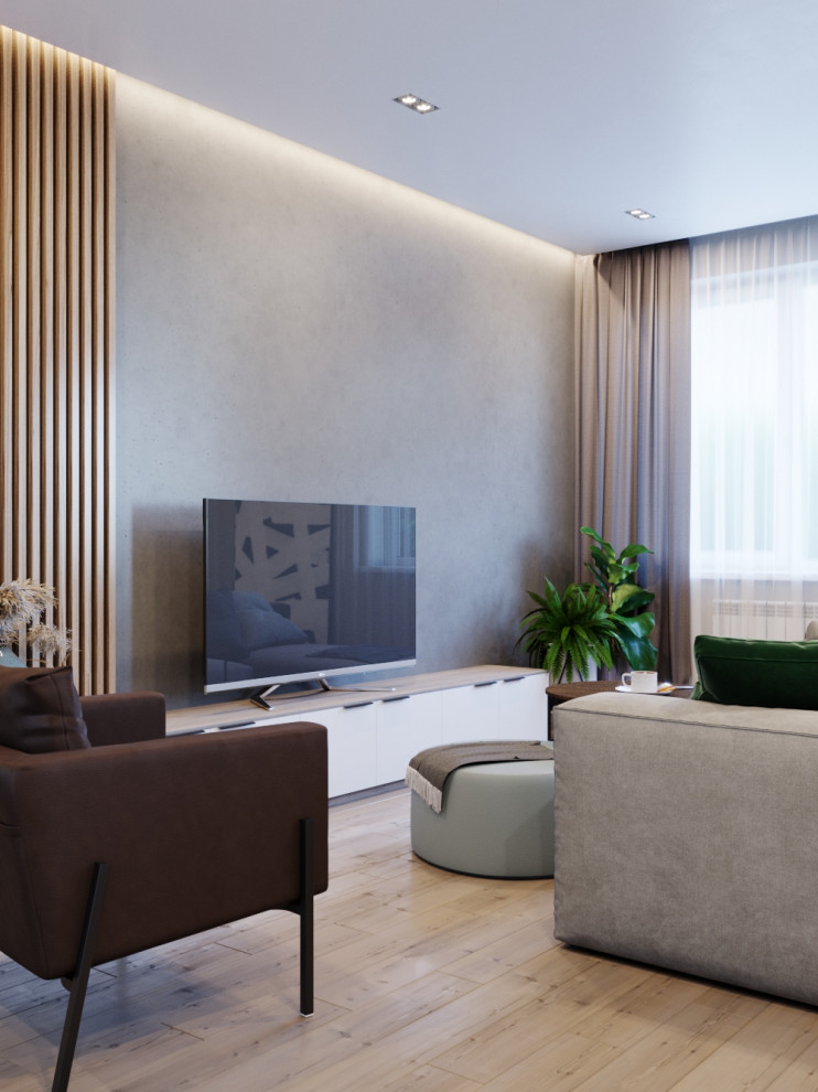 Современный интерьер в сдержанных тонах