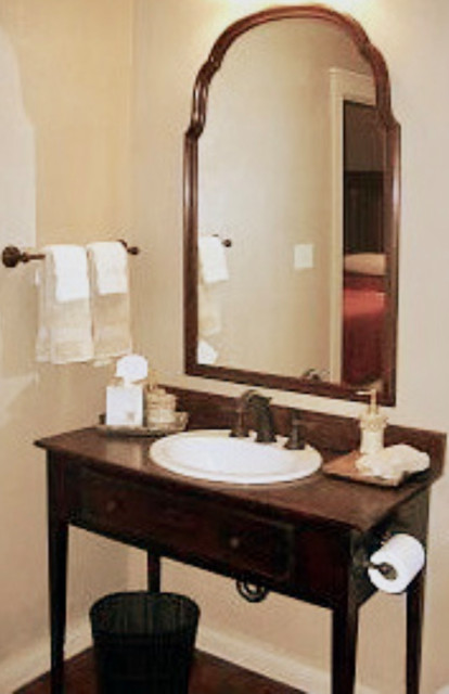 Antiques Converted into Vanities 