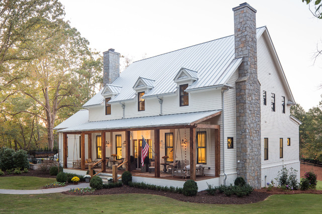 Beautiful Modern Southern  Farmhouse  by Steve Powell Homes  