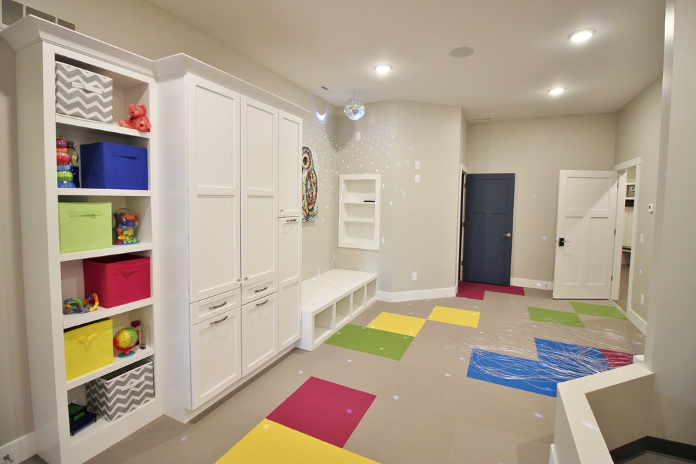 Design ideas for an arts and crafts kids' room in Minneapolis.