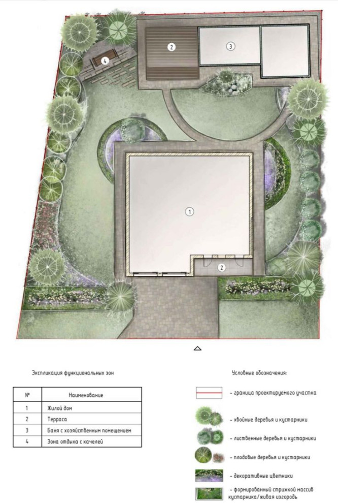 Проект сада "Оазис", Новороссийск
