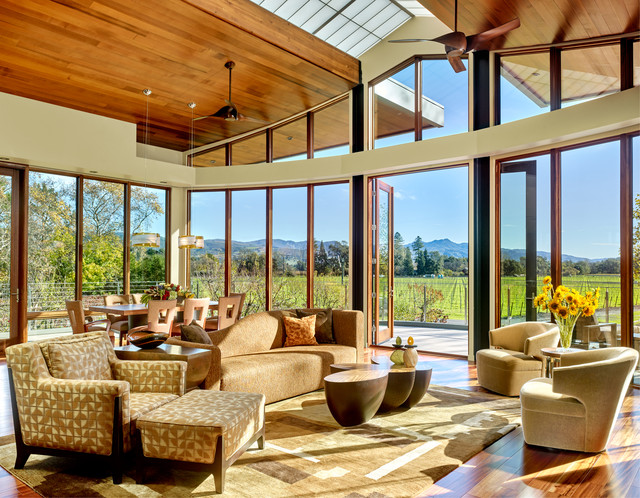 Modern Napa contemporaneo-salon