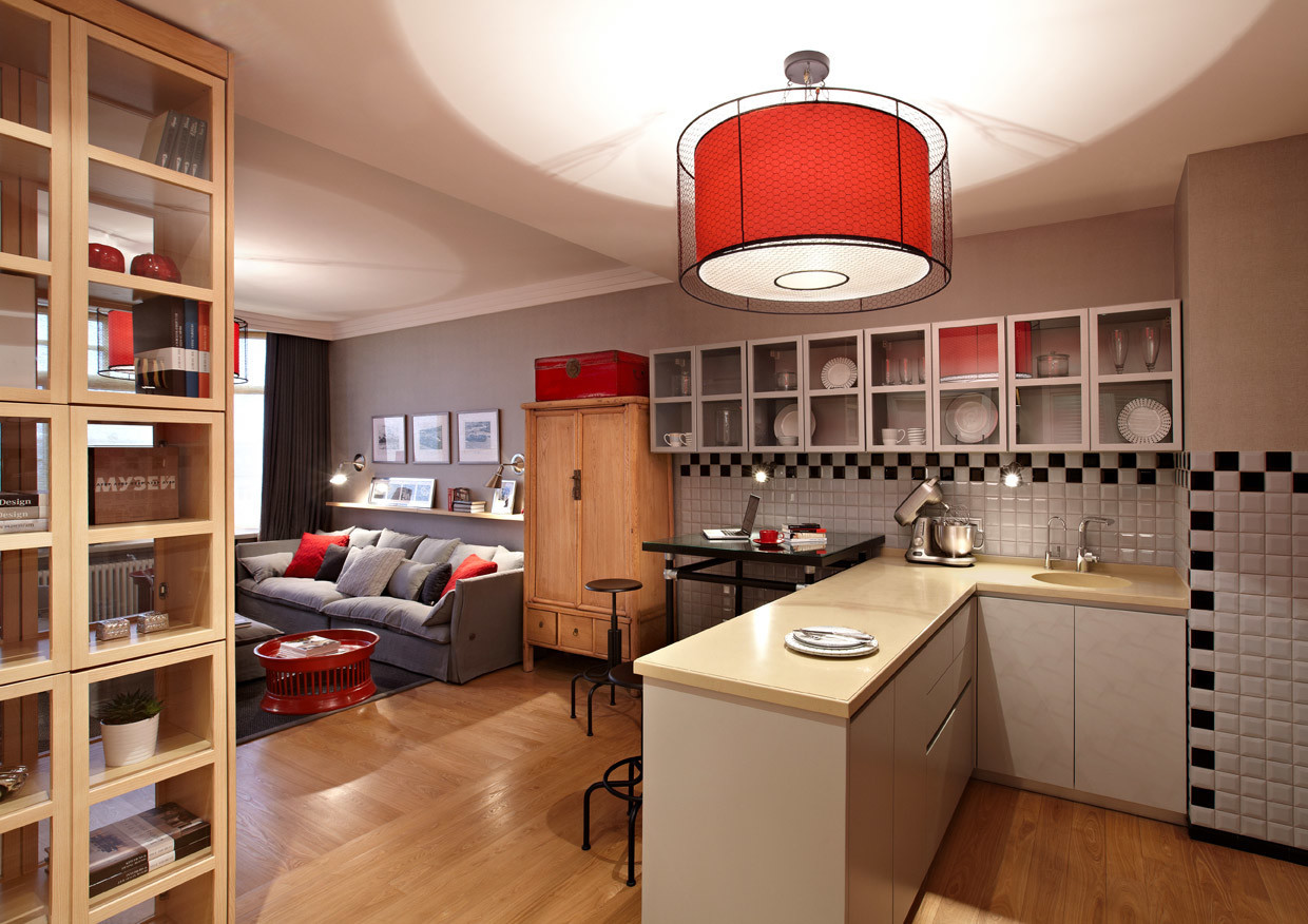 Квартира с яркими акцентам