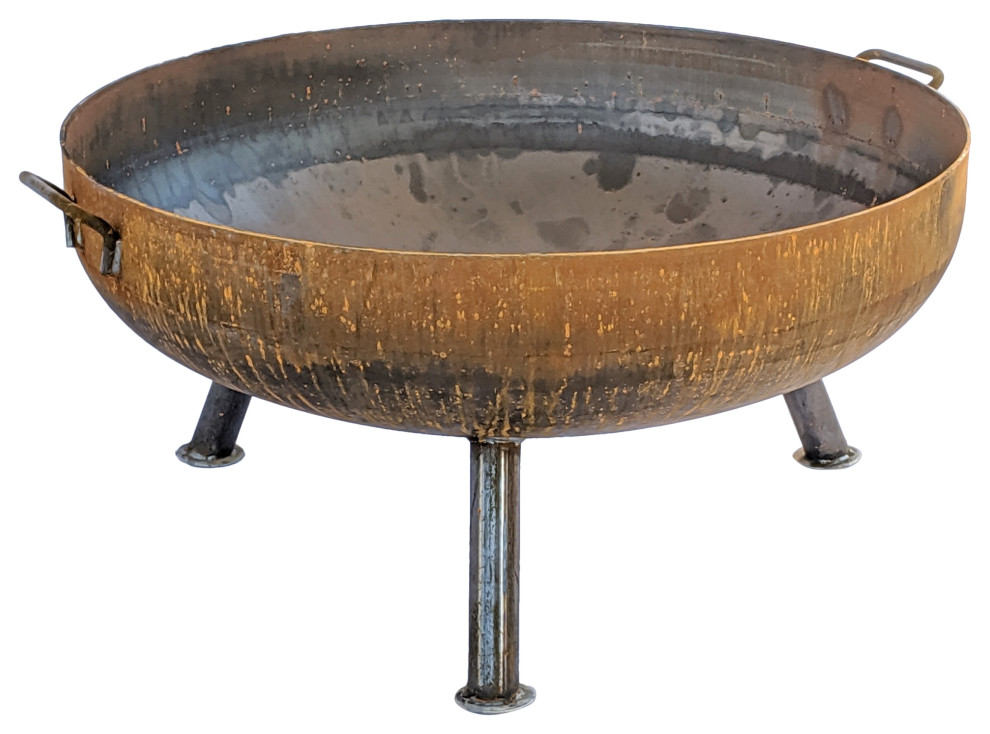 Heavy Duty Fire Pit Bowl Industrial Fire Pits by Andrew Jones Houzz