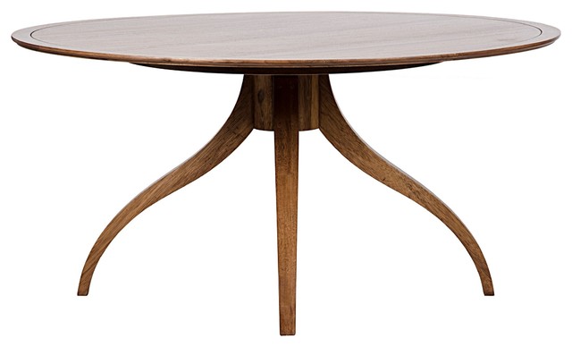 60 Round Dining Table Solid Walnut, 60 Round Solid Wood Table