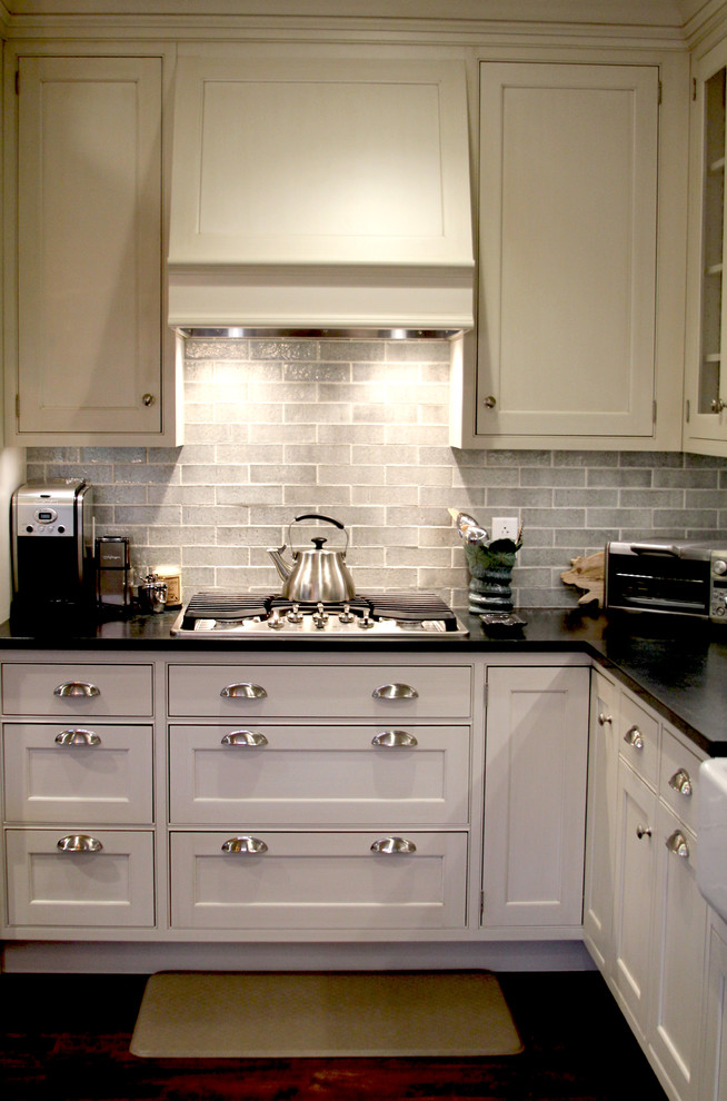 Kitchen - large transitional kitchen idea in Boston