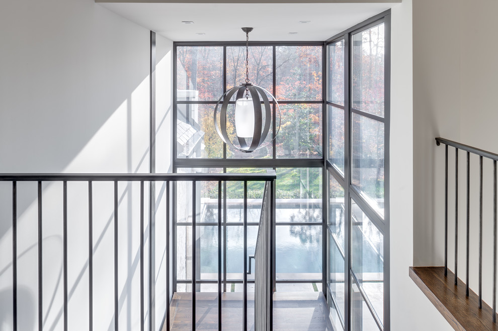 Photo of a transitional staircase in Atlanta.