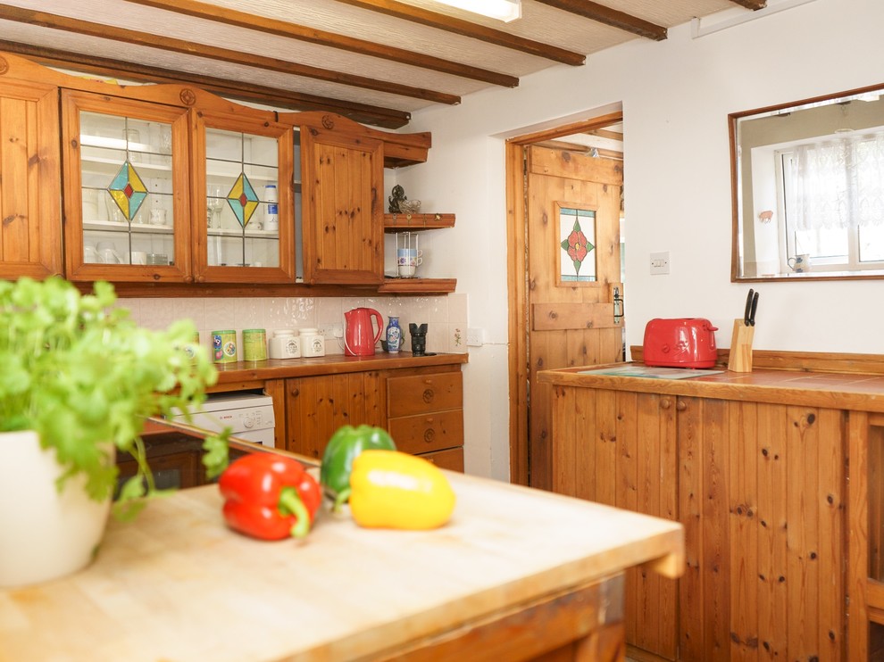 This is an example of an eclectic kitchen in Other.
