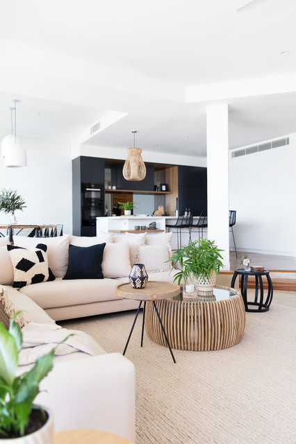 KITCHEN / LIVING / DINING trendy-dagligstue