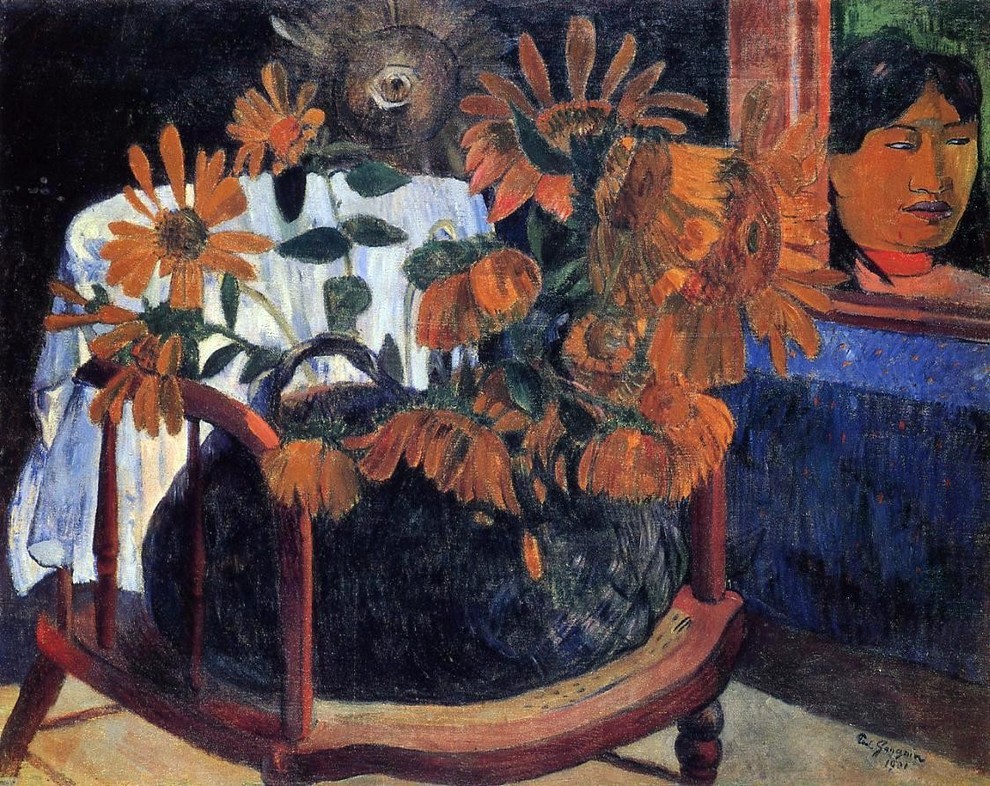 Paul Gauguin Sunflowers, 16"x20" Premium Archival Print