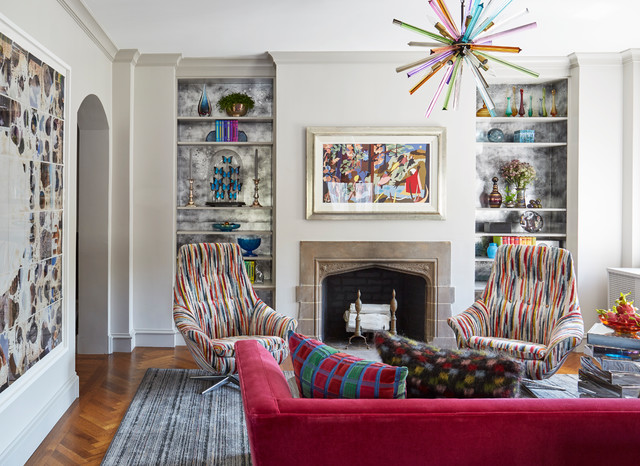 Art Deco Condo Infused With Color, Art And Whimsical Decor