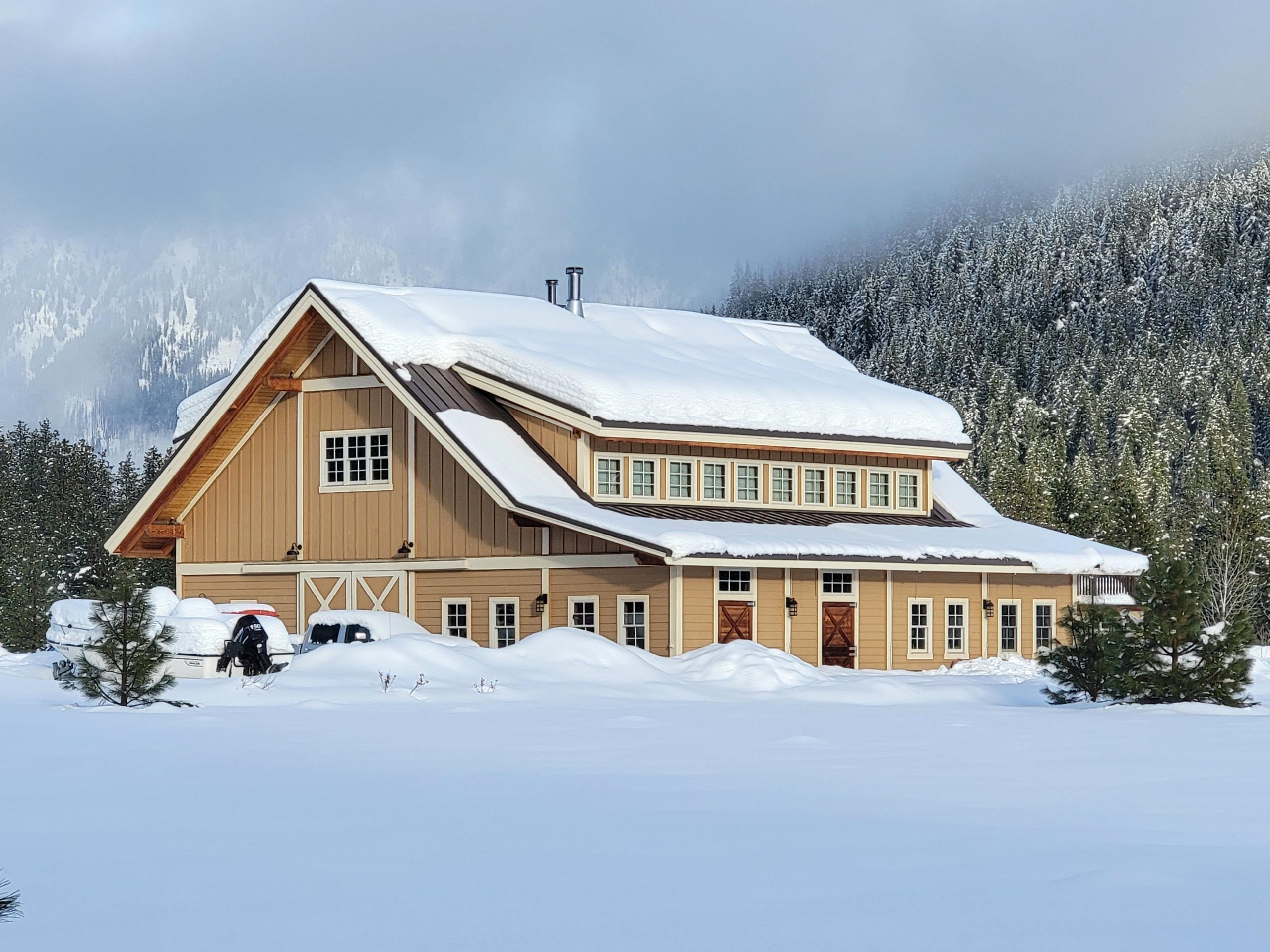 The Snowy Barn