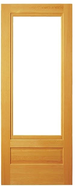 Savannah Pine Door With Sash And Screen Craftsman Screen Doors