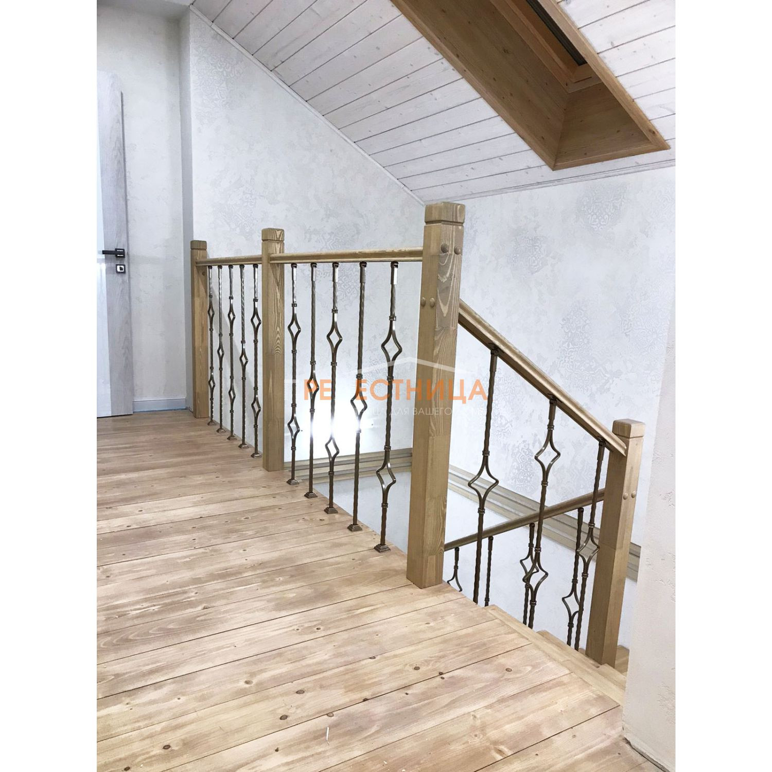 Лестница на металлокаркасе Ассоль 47