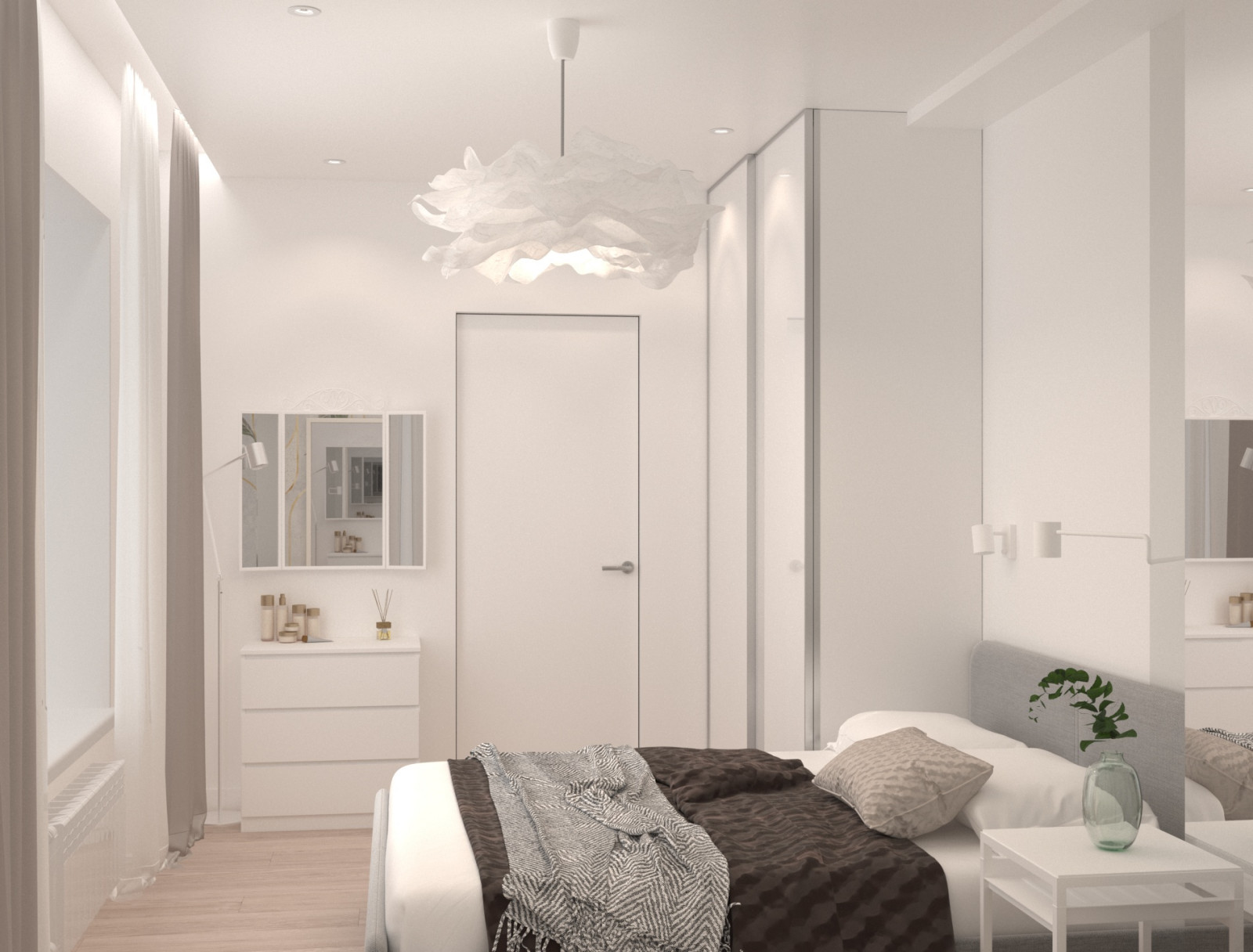 Однокомнатная квартира 38 м.кв. на улице Ломако